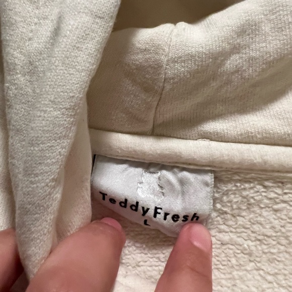 Teddy Fresh Hoodie Beige - Picture 2 of 4